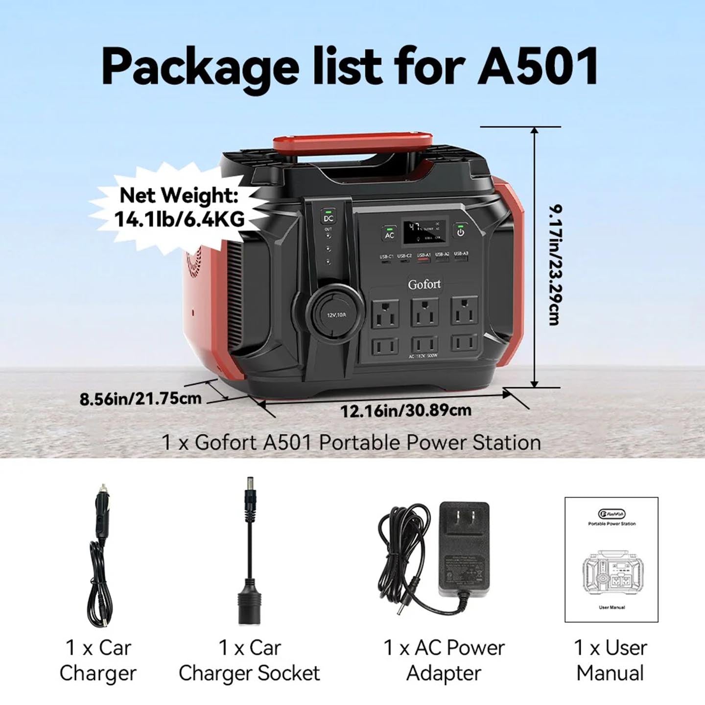 A501 Portable Power Station