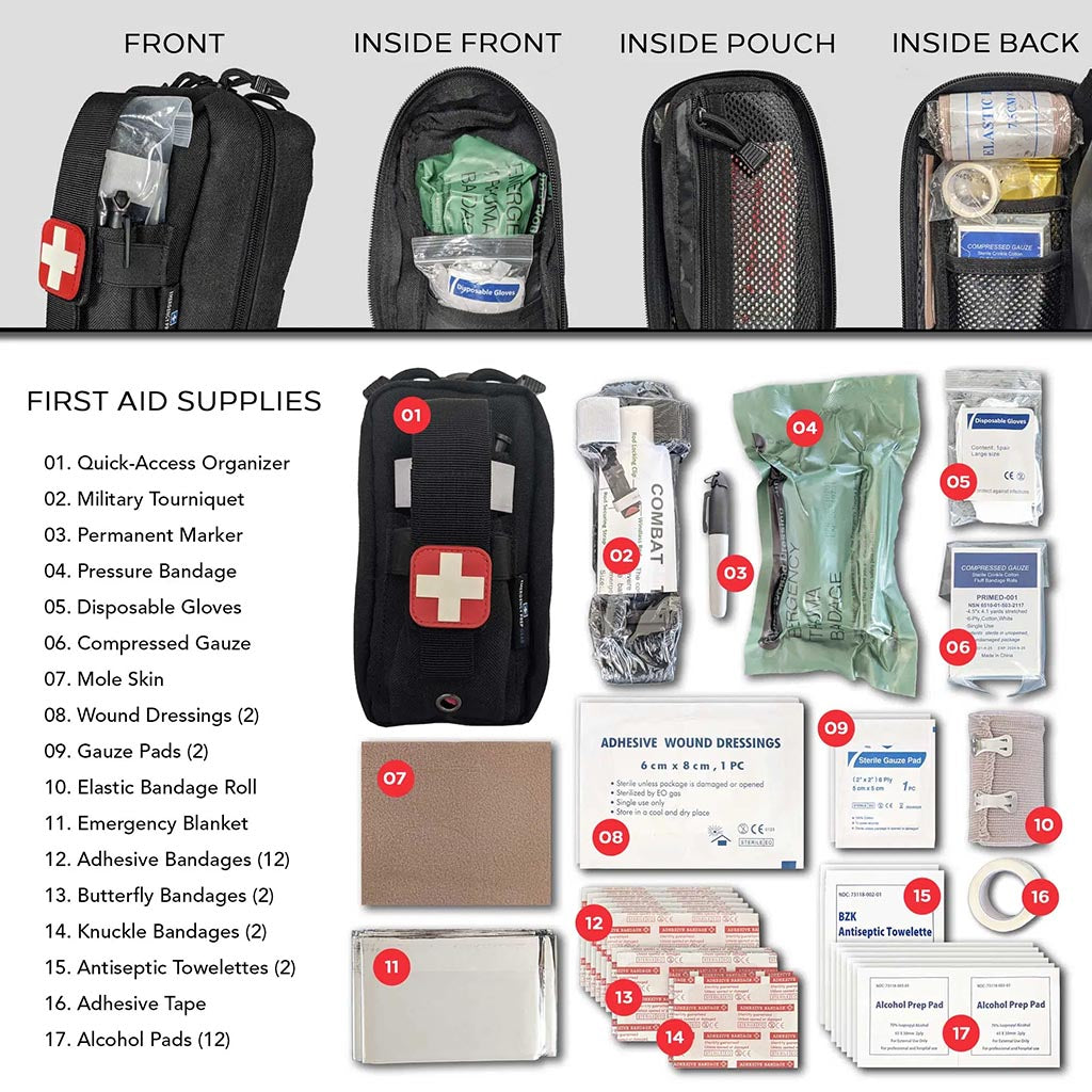 Field First Aid Kit (IFAK) <h2>Compact Personal First Aid Kit for Survival</h2>